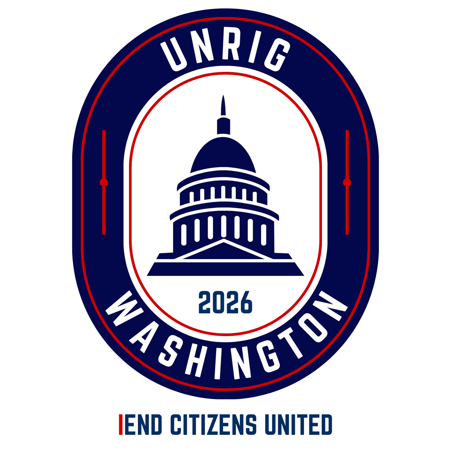 Unrig Washington logo